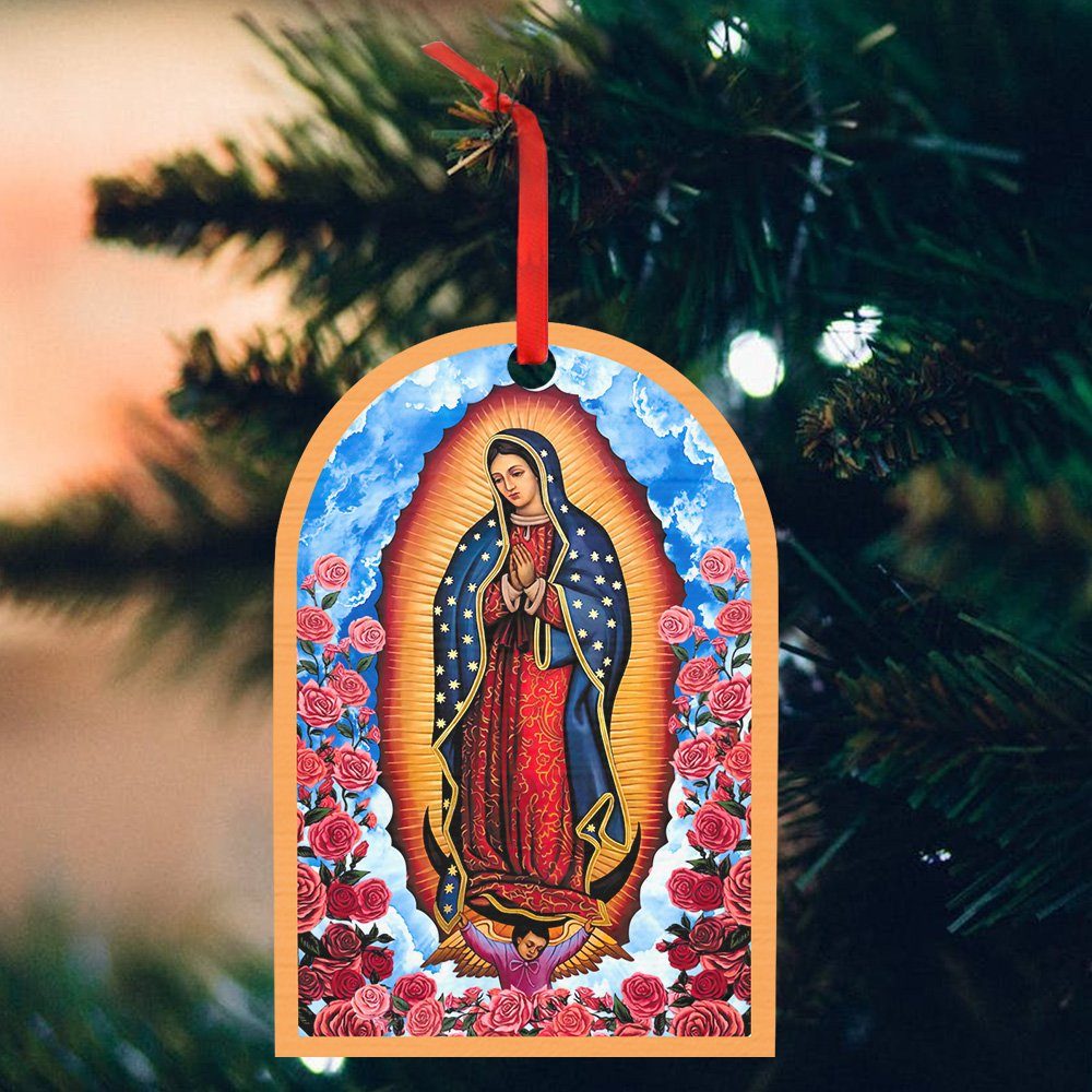 Mother Mary Rose Ornament TRN678O
