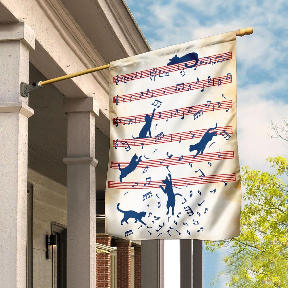 Music Cat Flag
