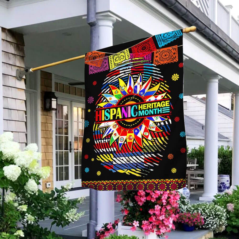National Hispanic Heritage Month Flag Heart NTT423F
