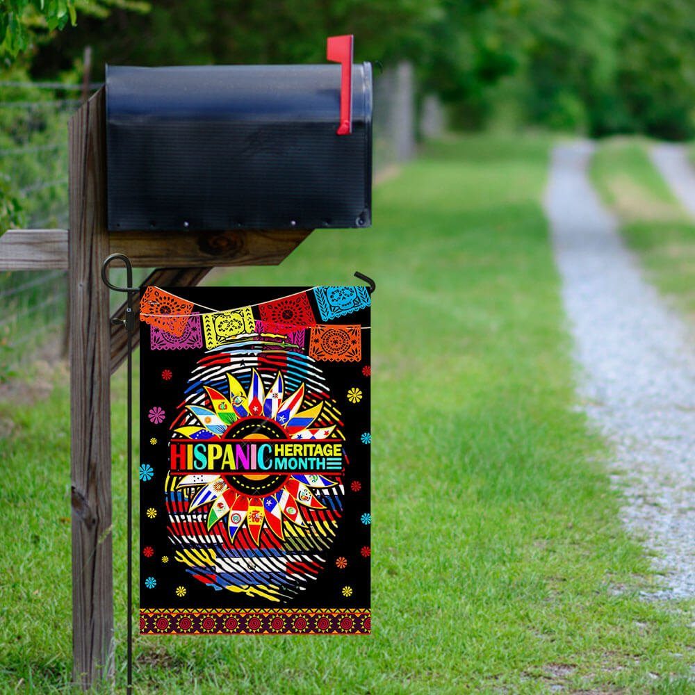National Hispanic Heritage Month Flag Heart NTT423F