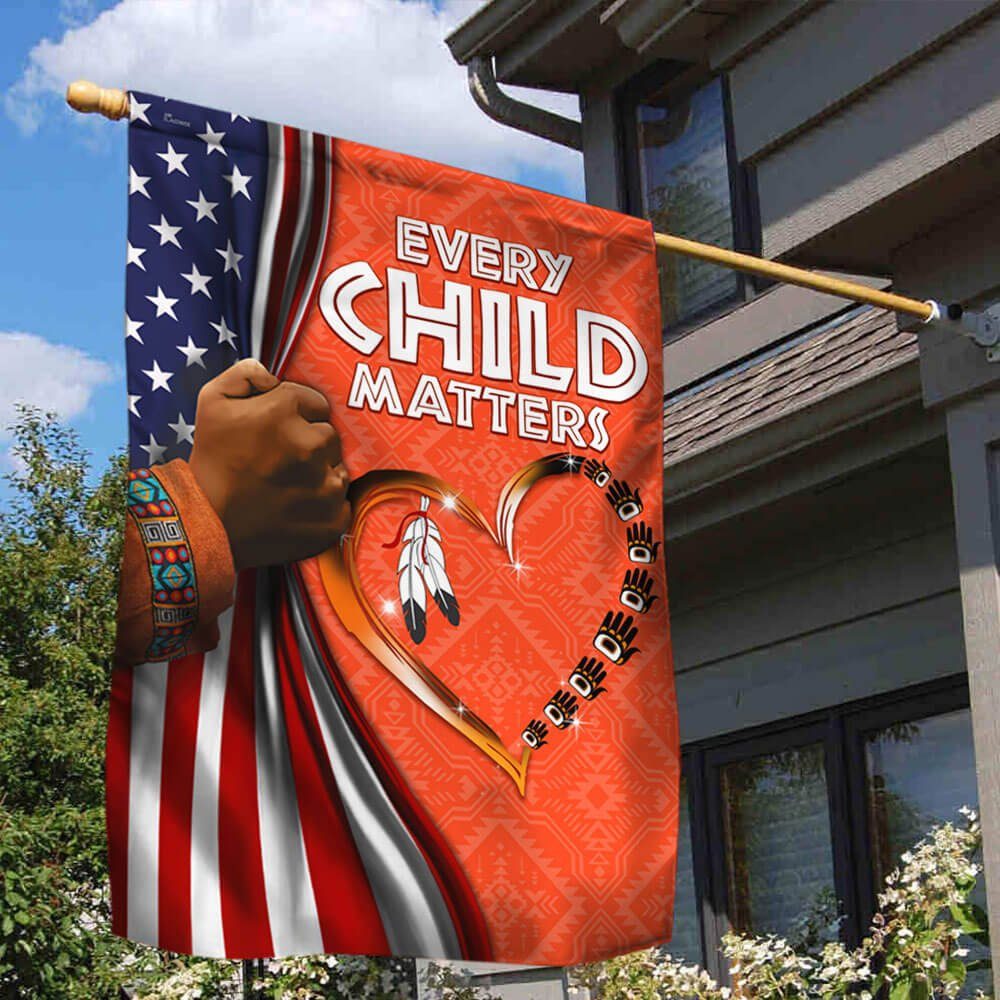 Native American Flag Every Child Matters THB3167Fv2