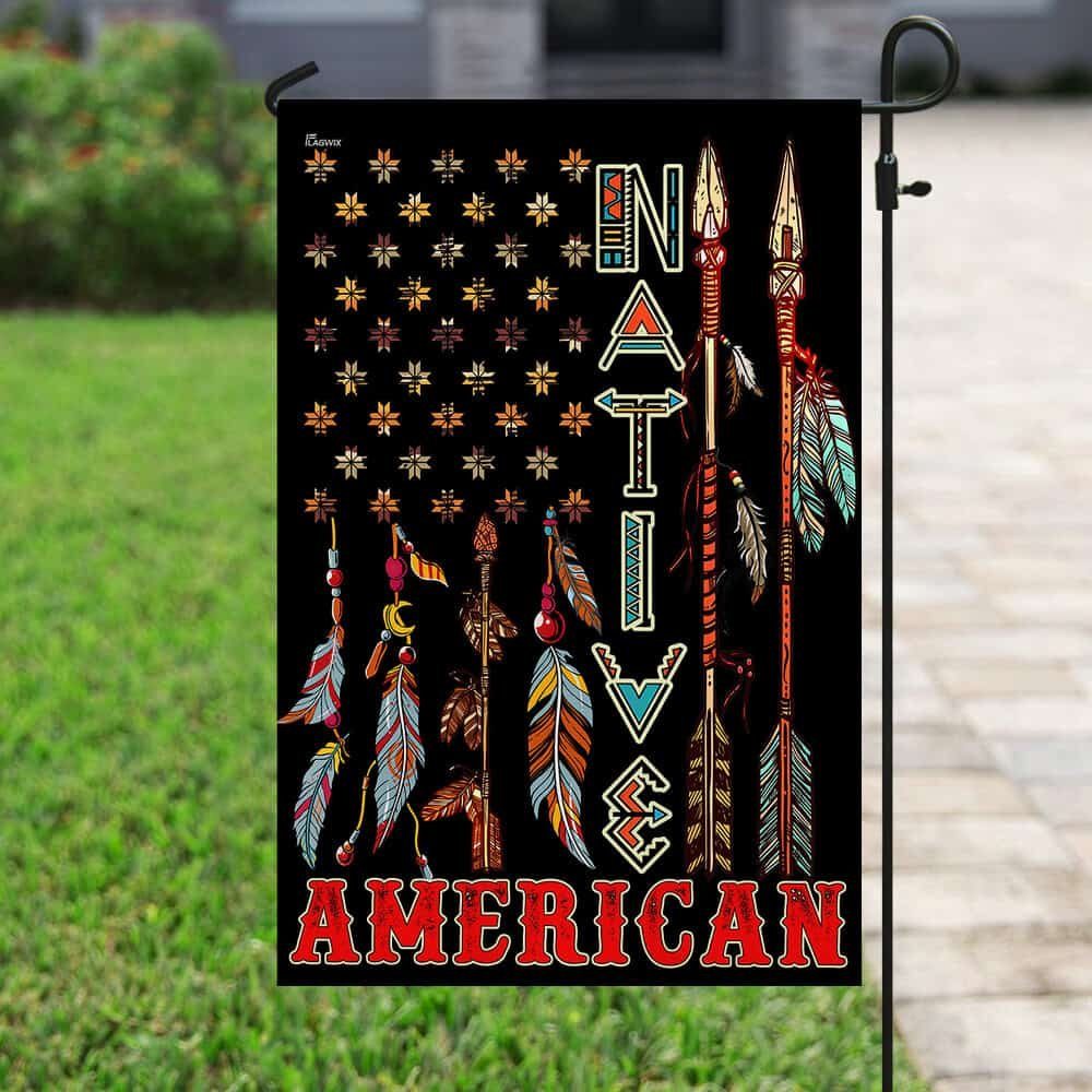 Native American Pride Feather Flag NTB85F