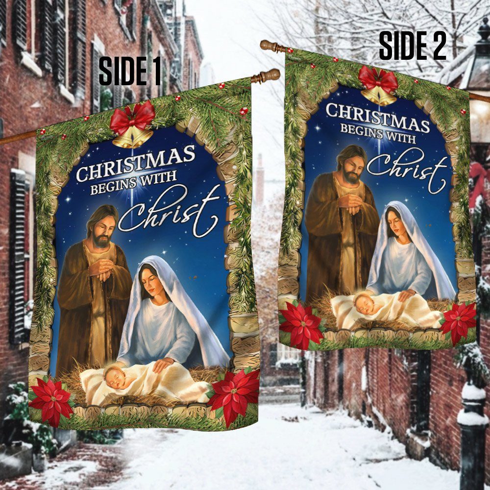 Nativity Of Jesus Flag Christmas Begins With Christ Flag TQN612Fv1 Nativity Of Jesus Flag Christmas Begins With Christ Flag TQN612Fv1
