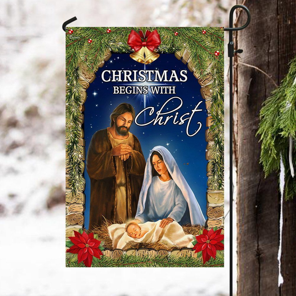 Nativity Of Jesus Flag Christmas Begins With Christ Flag TQN612Fv1 Nativity Of Jesus Flag Christmas Begins With Christ Flag TQN612Fv1