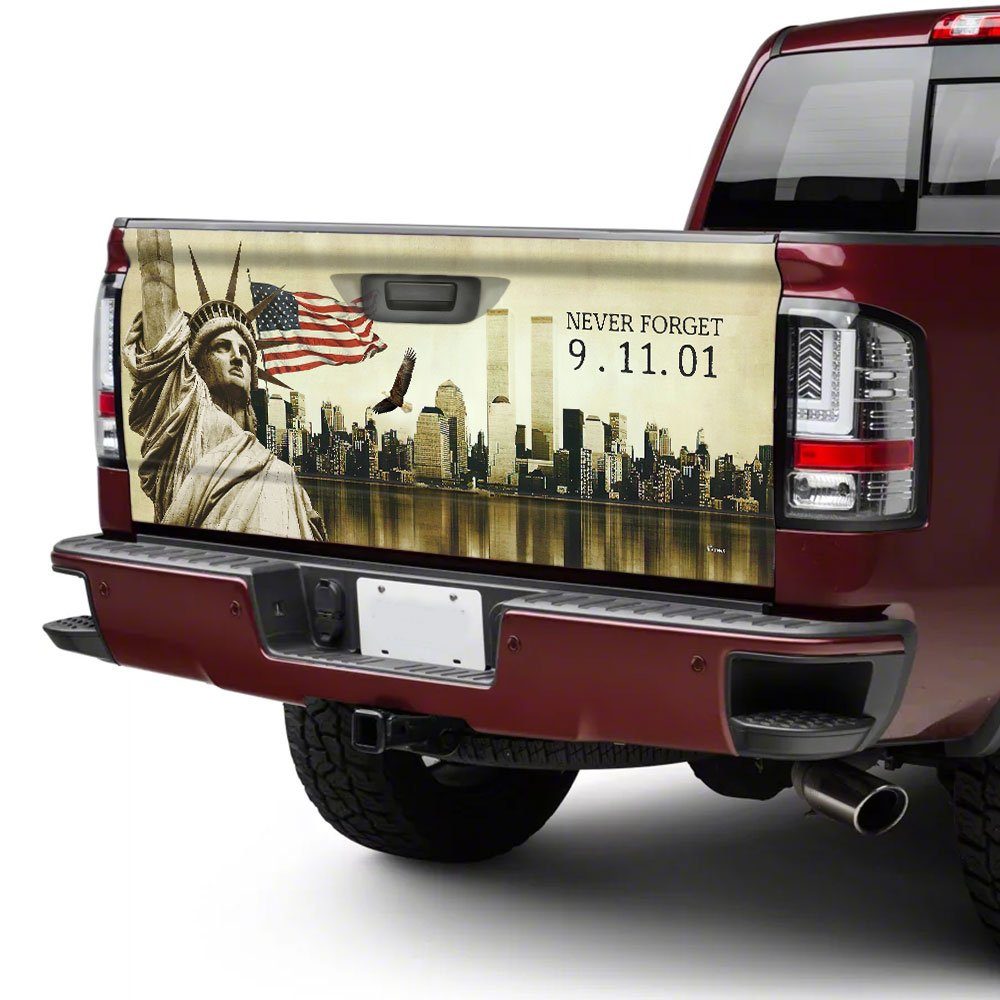 Never Forget 9-11 Truck Tailgate Decal Sticker Wrap TRL1164TD Never Forget 9-11 Truck Tailgate Decal Sticker Wrap TRL1164TD