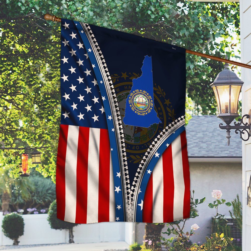 New Hampshire Flag State Of Mind ANT218Fv20