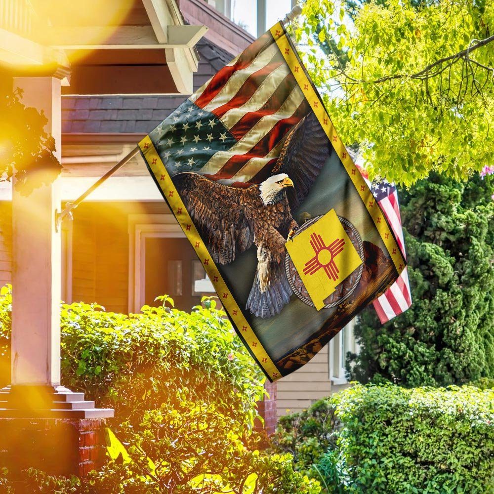 New Mexico State Eagle Flag