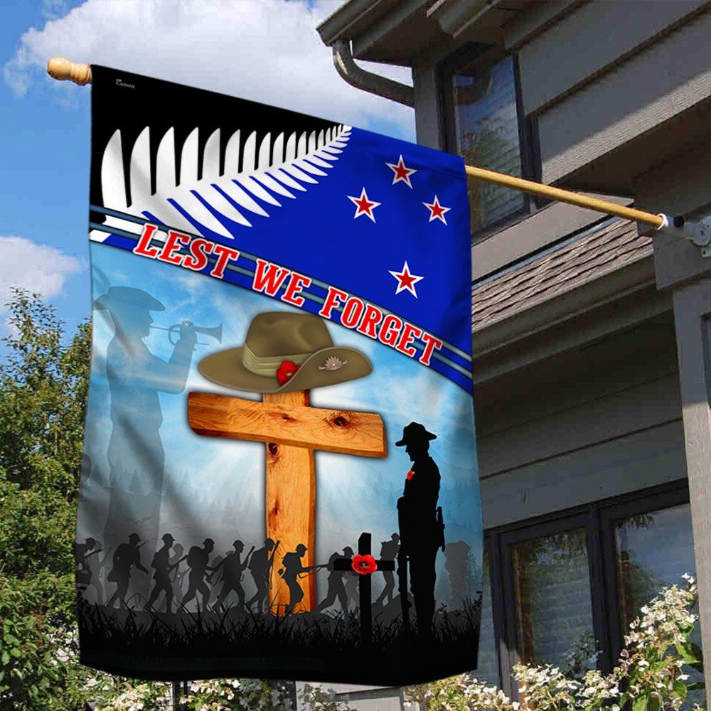 New Zealand Veteran Flag Lest We Forget MLH2154F