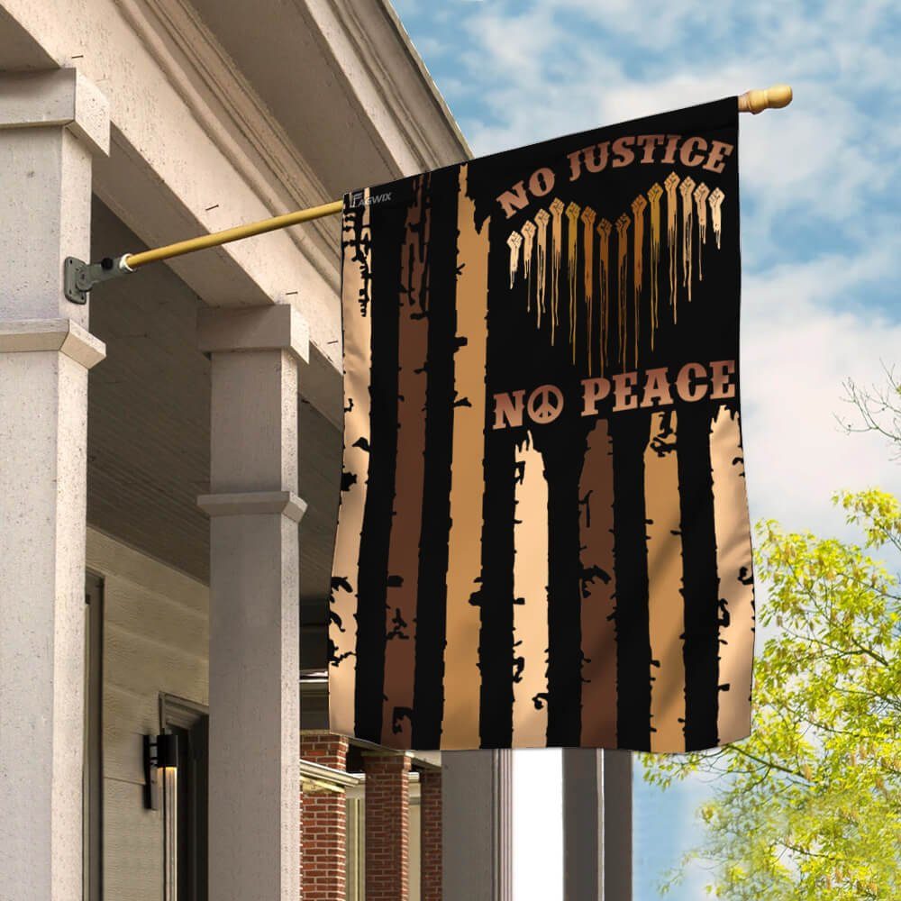 No Justice No Peace Flag