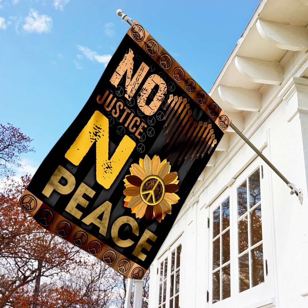 No Justice No Peace Flag