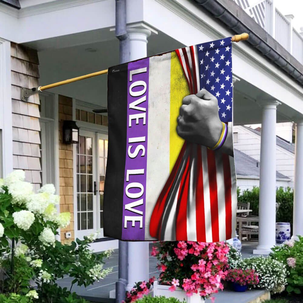 Non Binary Flag American Pride THB3262F