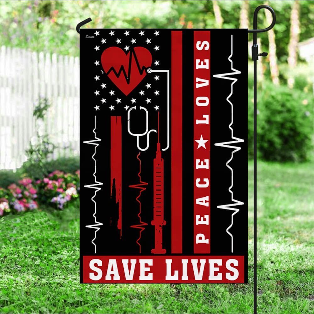 Nurse Flag Save Lives NNT141F