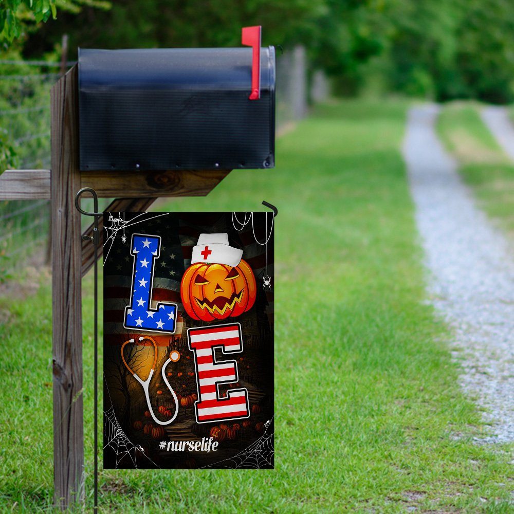 Nurse Halloween Flag Nurse Halloween Flag