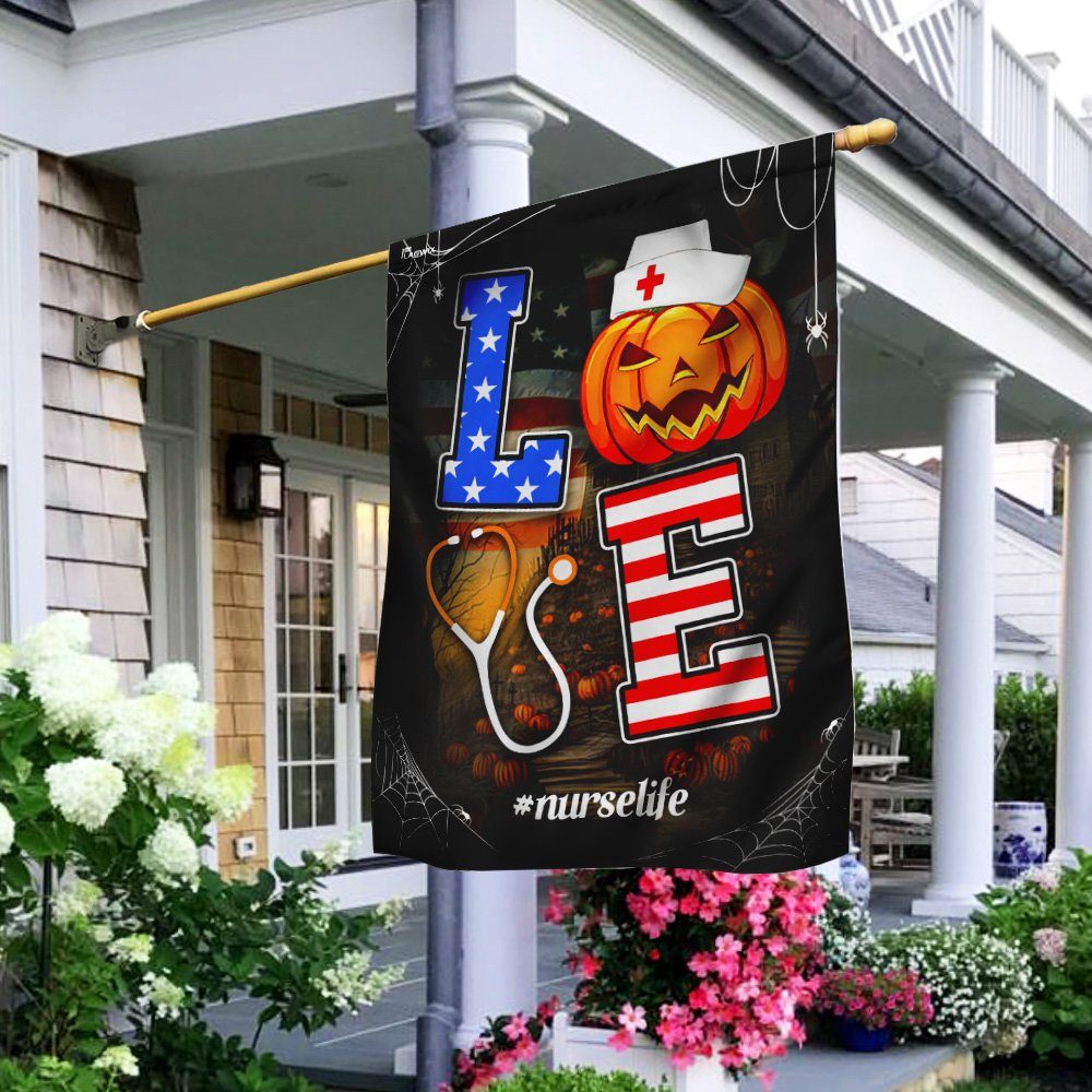 Nurse Halloween Flag
