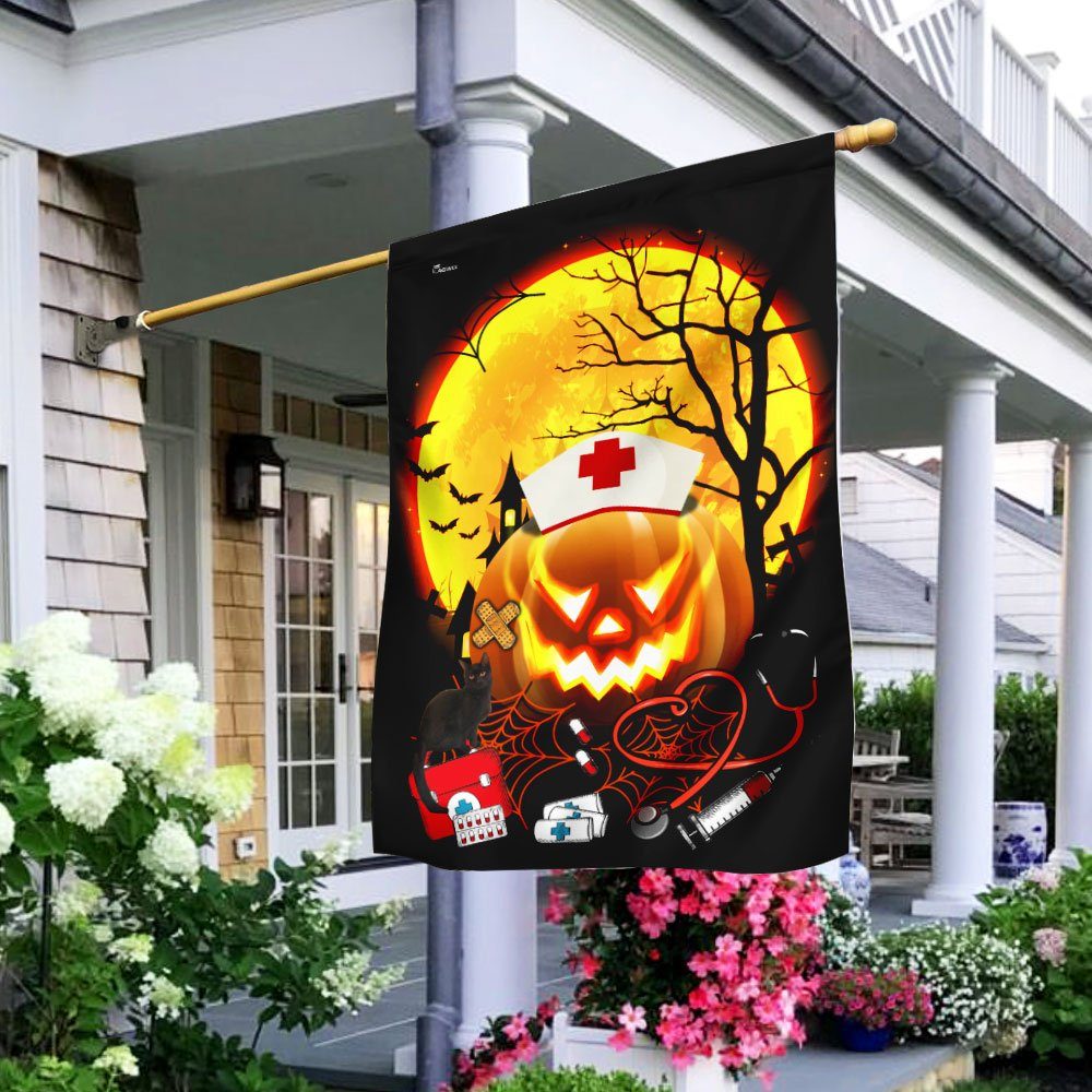 Nurse Halloween Flag