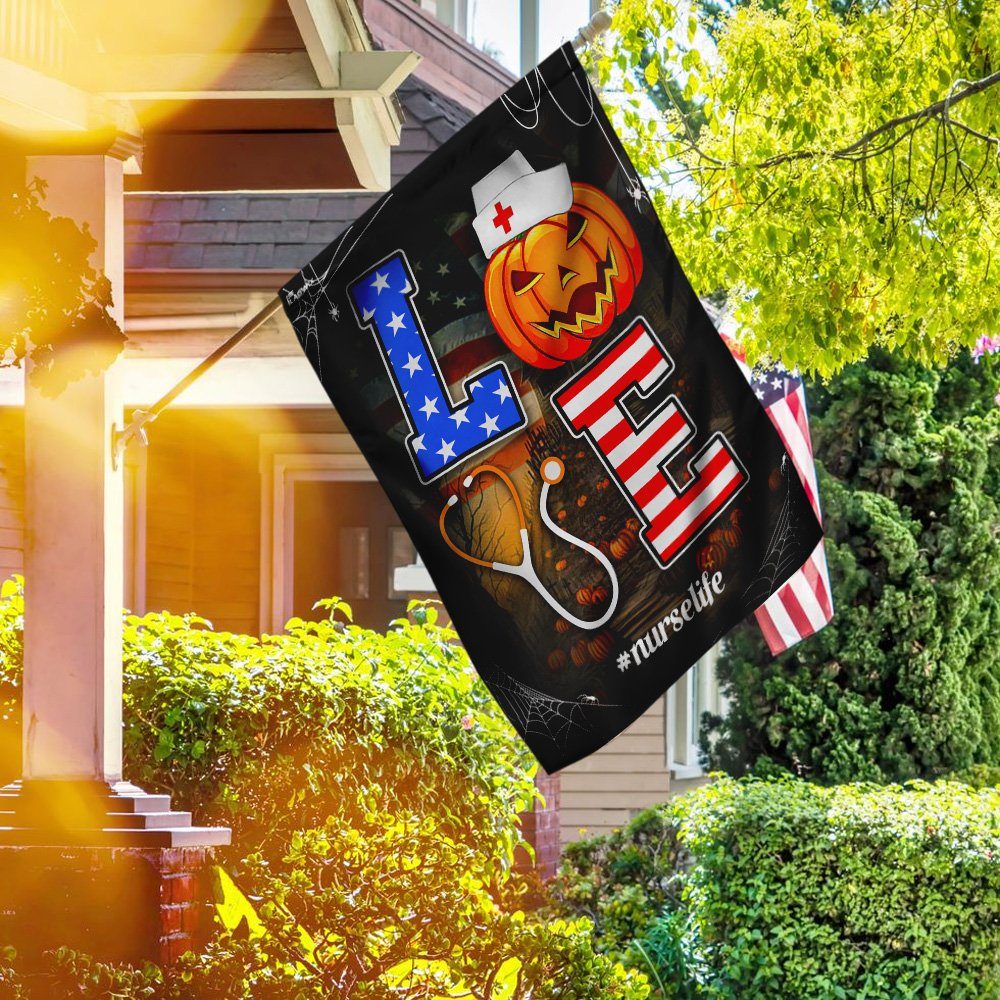 Nurse Halloween Flag