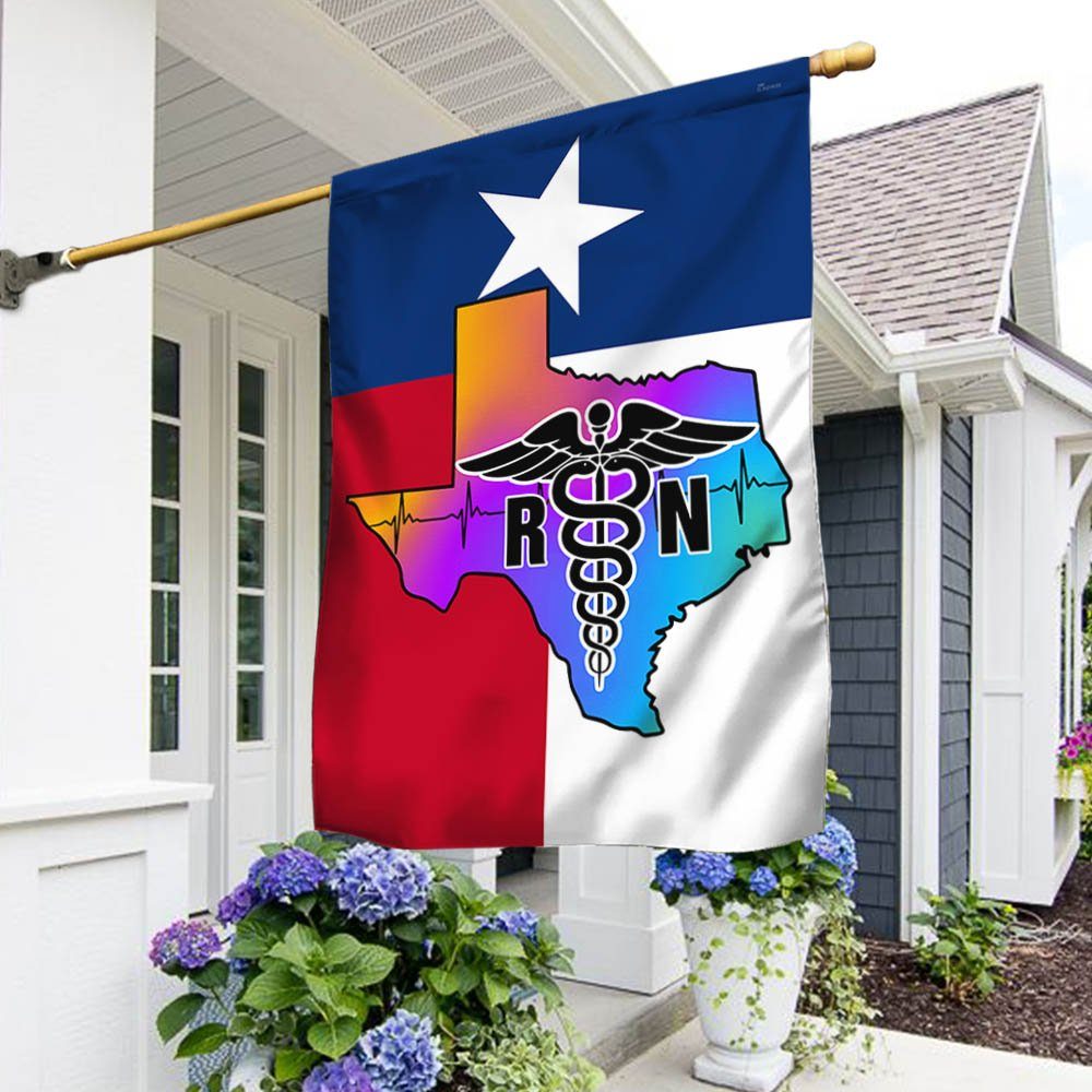 Nurse Texas Flag Registered Nurse RN TQN1123F