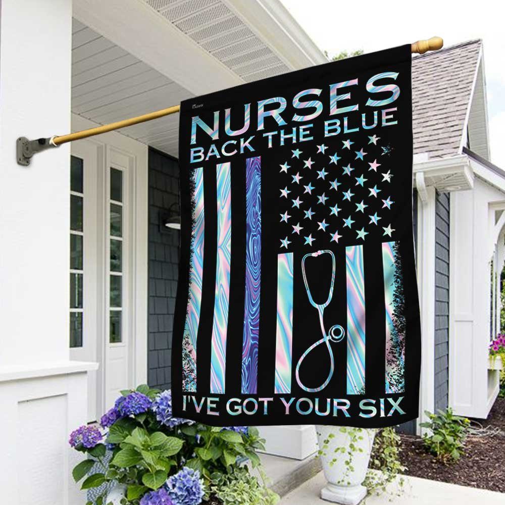 Nurses Back The Blue Flag