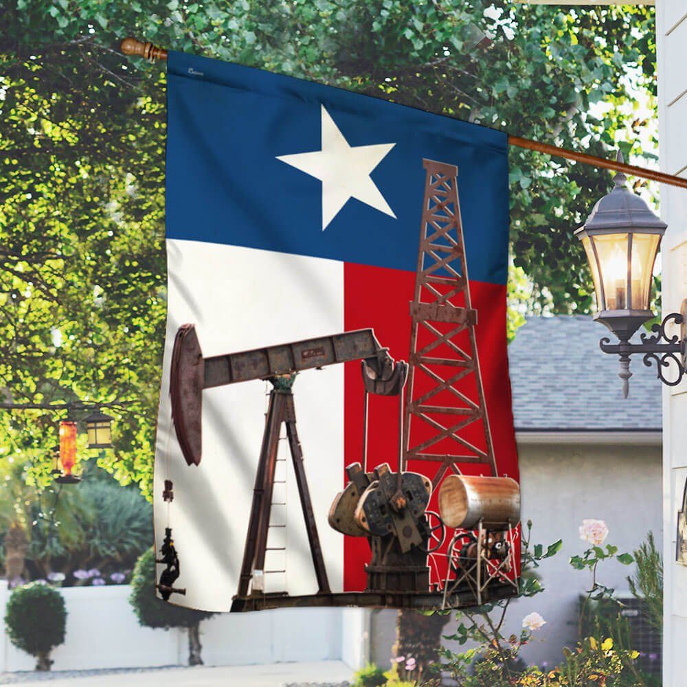 Oilfield Worker Texas Flag MLN835F