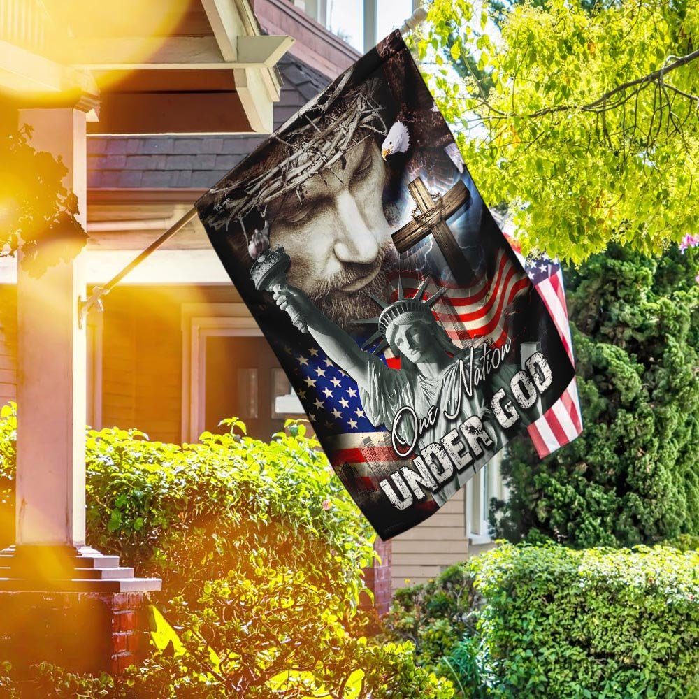 One Nation Under God American Flag