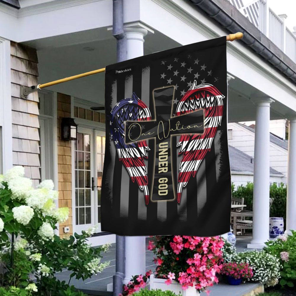 One Nation Under God American Flag