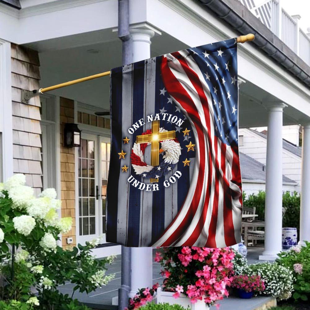 One Nation Under God American Flag