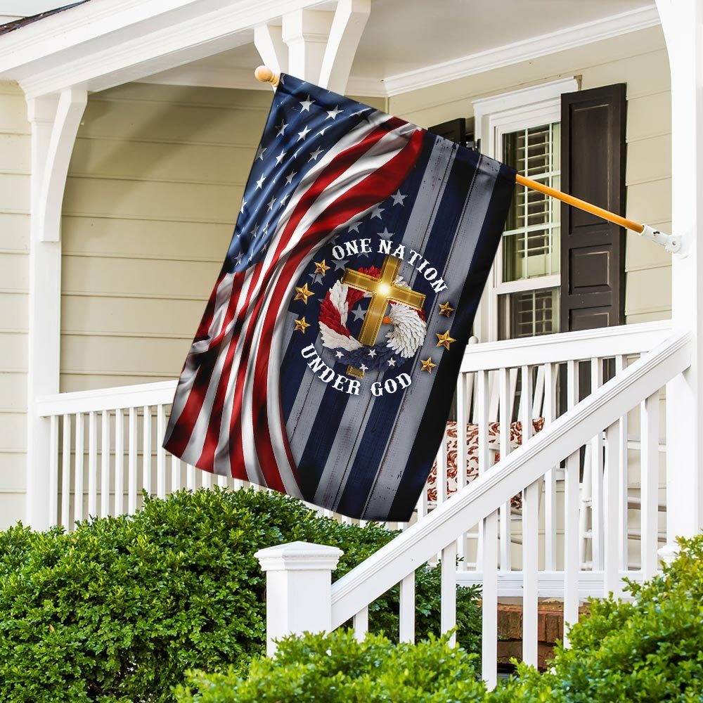 One Nation Under God American Flag