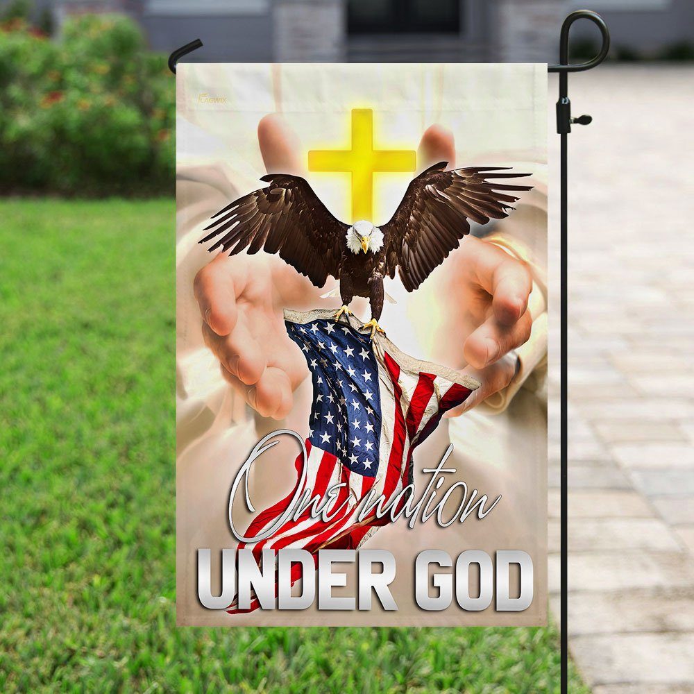 One Nation Under God American Patriotism Flag One Nation Under God American Patriotism Flag