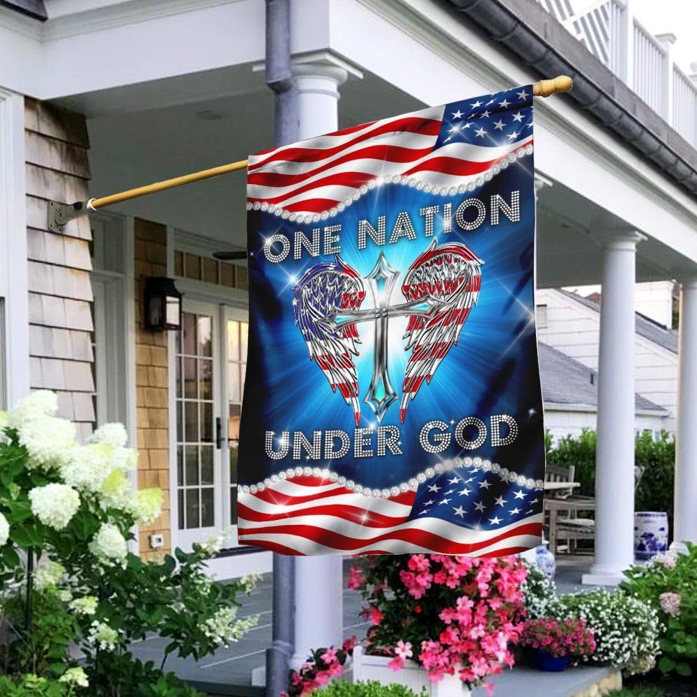 One Nation Under God Diamond Flag