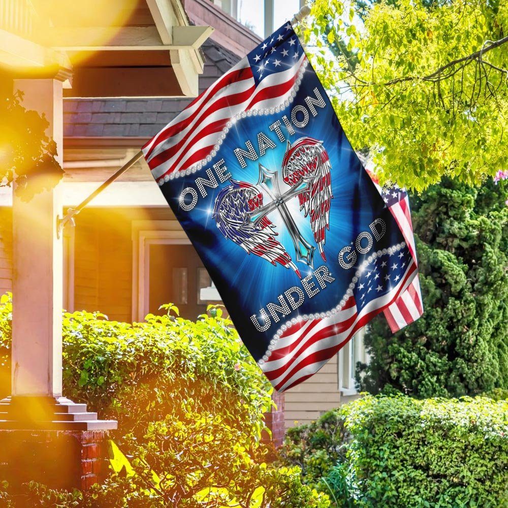 One Nation Under God Diamond Flag