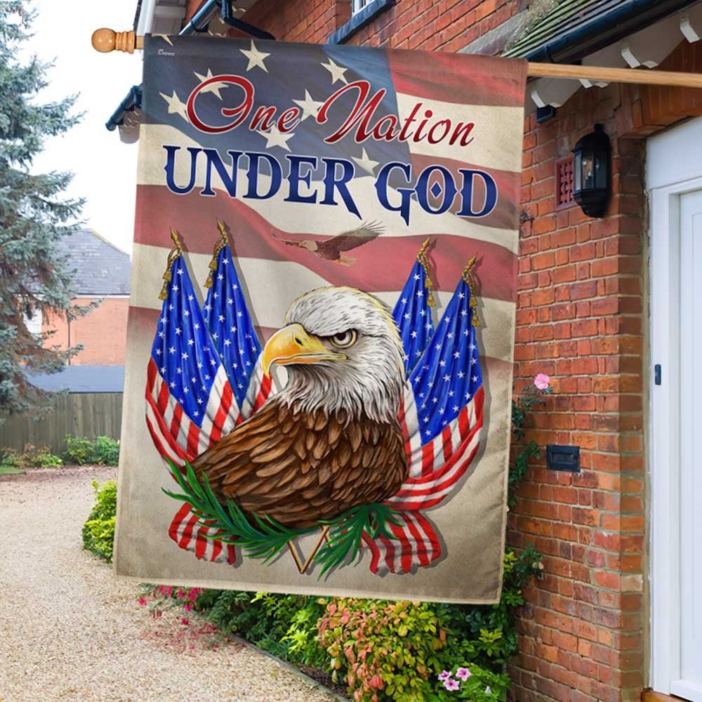 One Nation Under God Eagle Flag TQN1223F