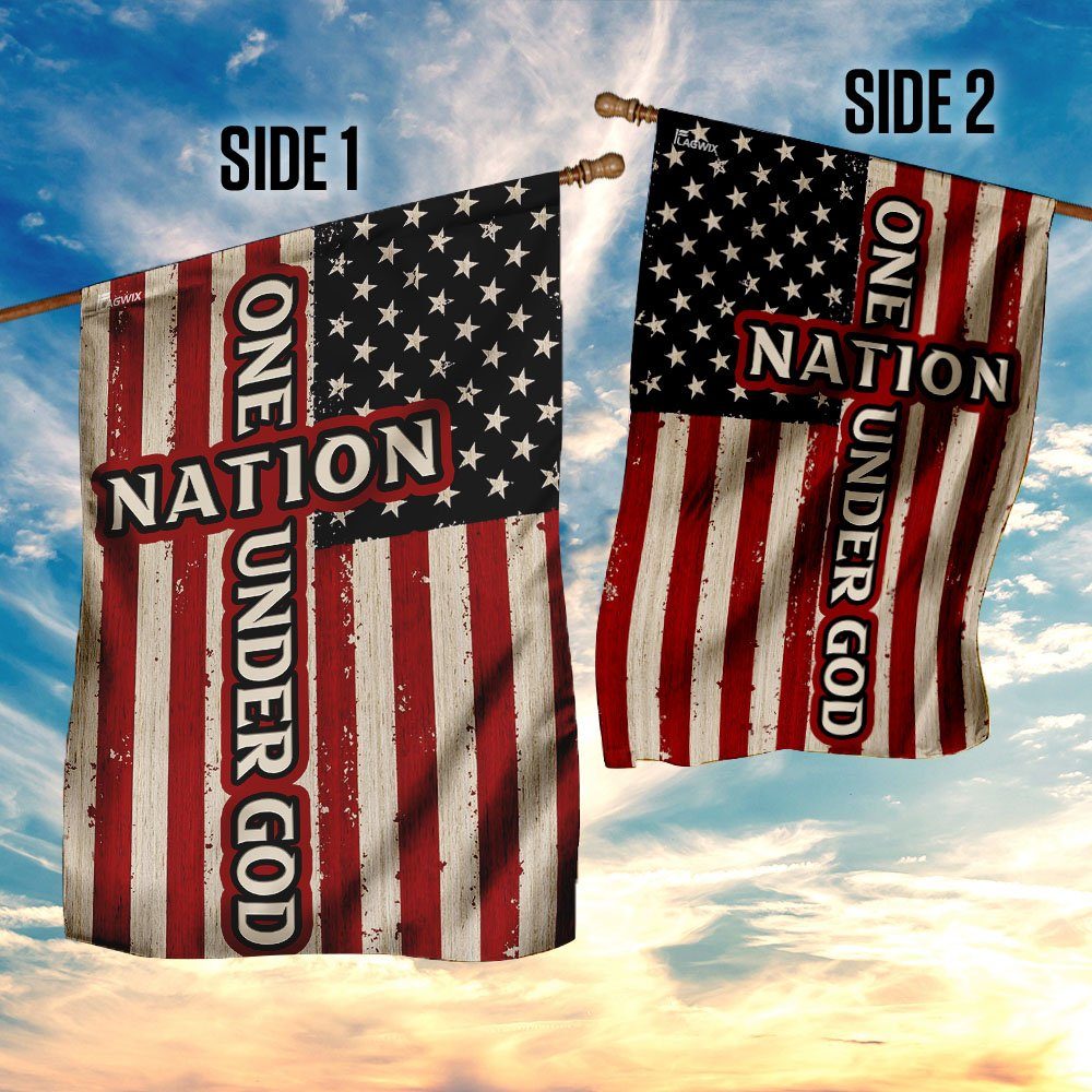 One Nation Under God Flag One Nation Under God Flag