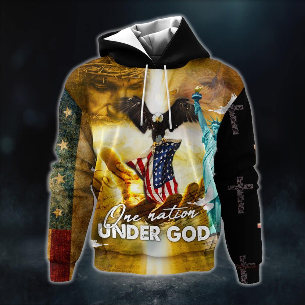 One Nation Under God Hoodie PN1203HD