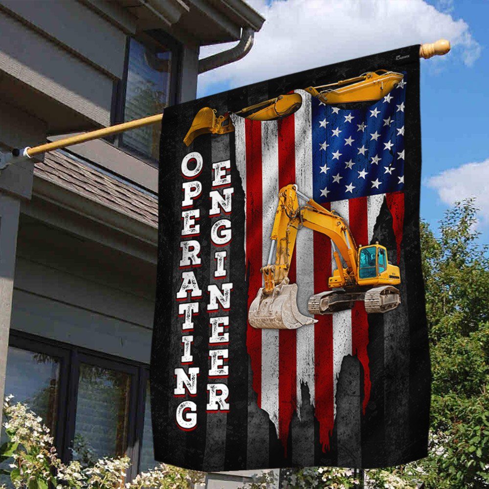 Operating Engineer American Flag MLH2018F