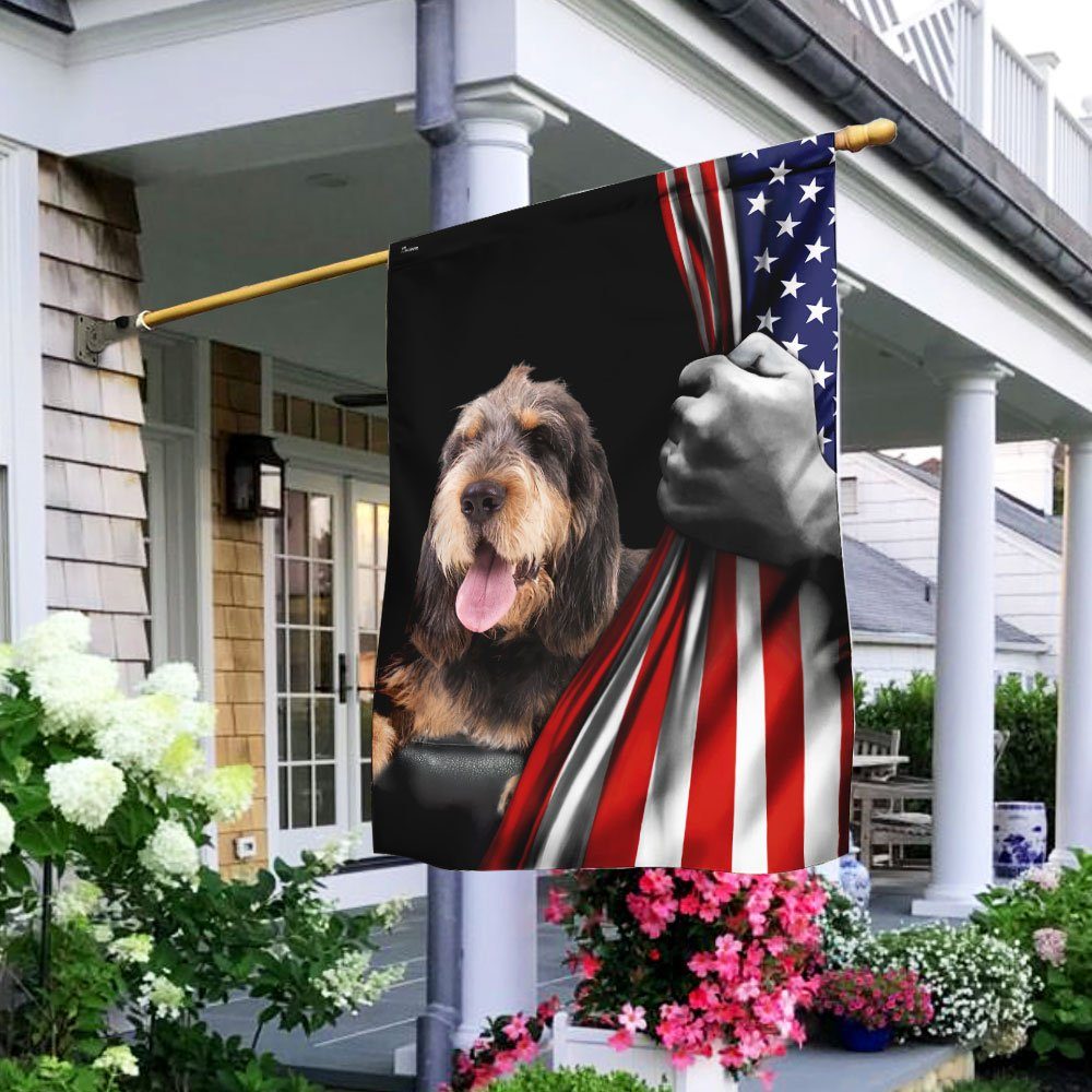 Otterhound American US Flag