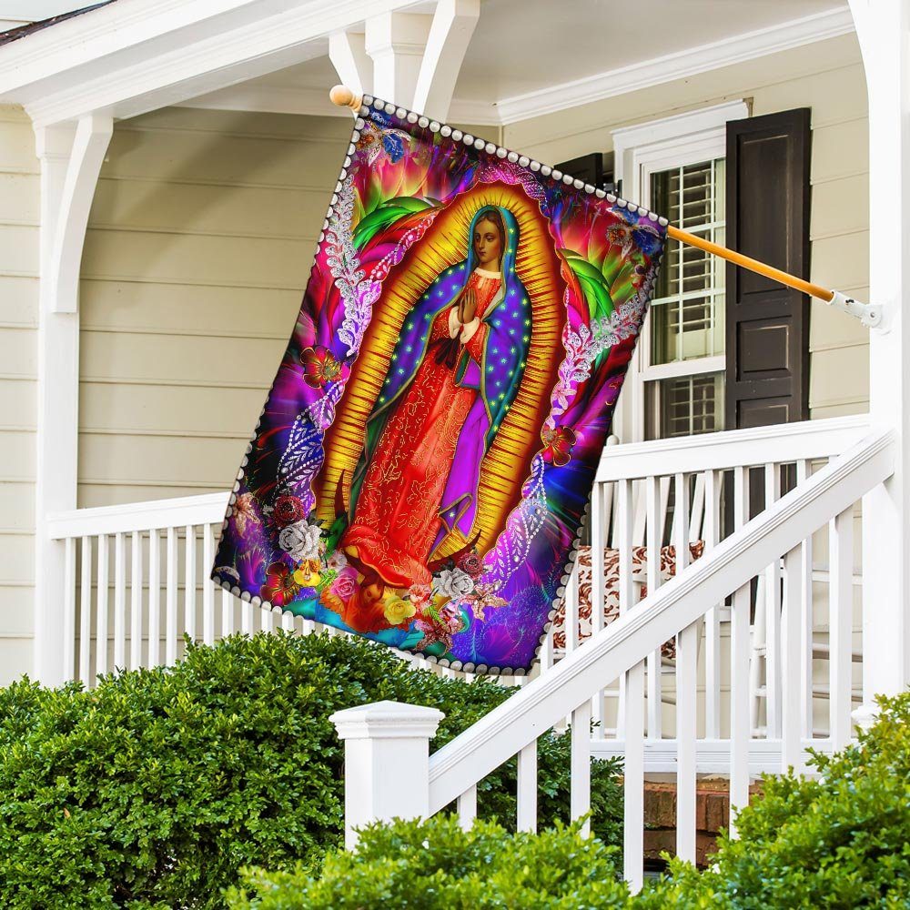 Our Lady Of Guadalupe Flag Our Lady Of Guadalupe Flag