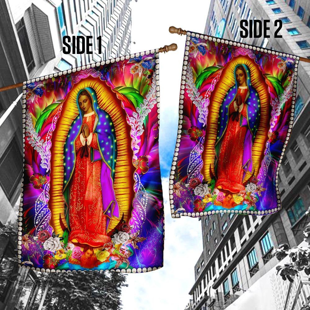 Our Lady Of Guadalupe Flag Our Lady Of Guadalupe Flag