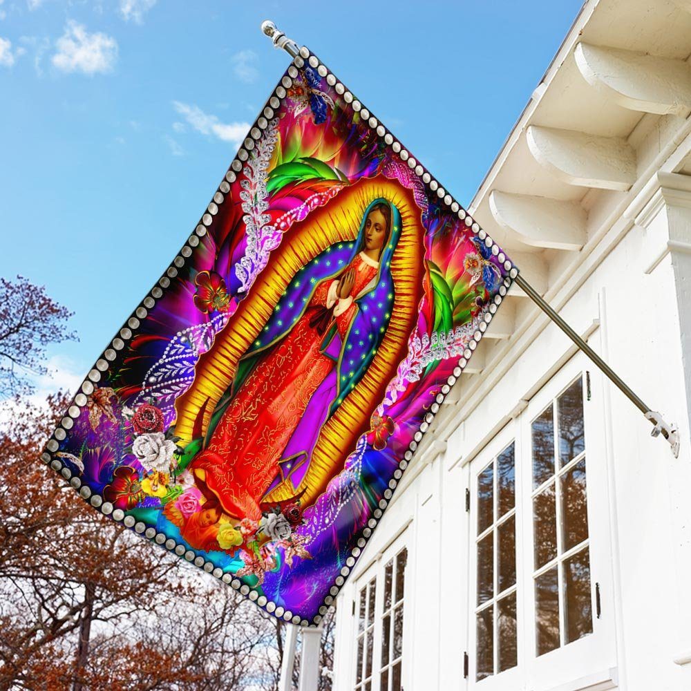 Our Lady Of Guadalupe Flag Our Lady Of Guadalupe Flag