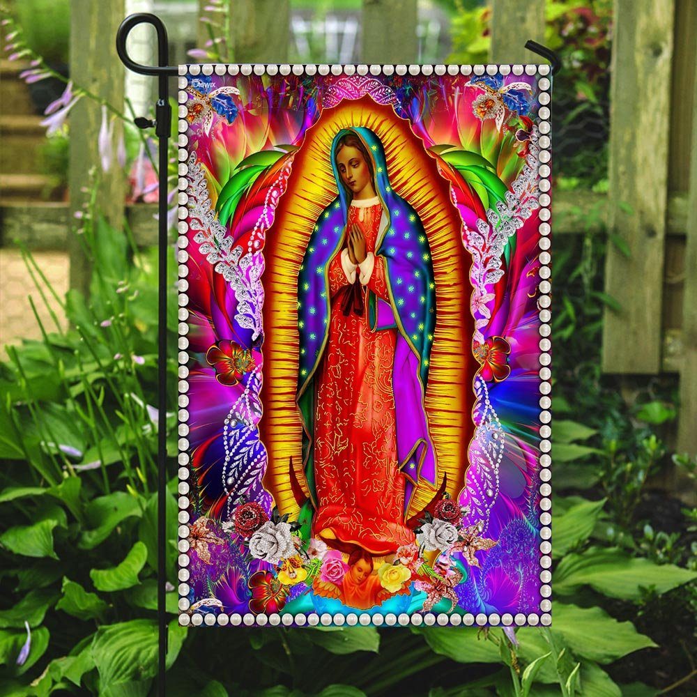 Our Lady Of Guadalupe Flag Our Lady Of Guadalupe Flag