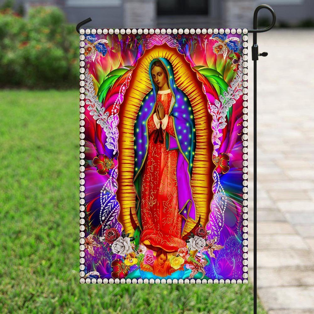 Our Lady Of Guadalupe Flag Our Lady Of Guadalupe Flag