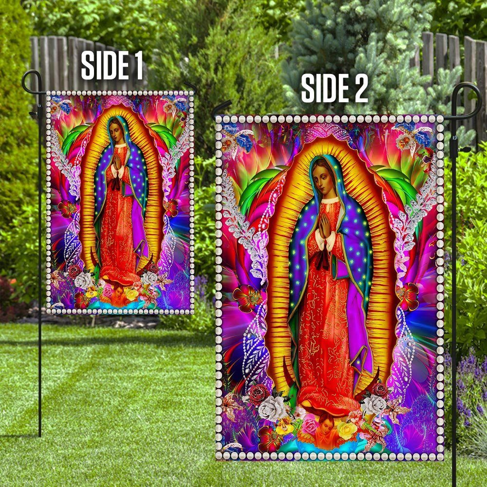 Our Lady Of Guadalupe Flag Our Lady Of Guadalupe Flag