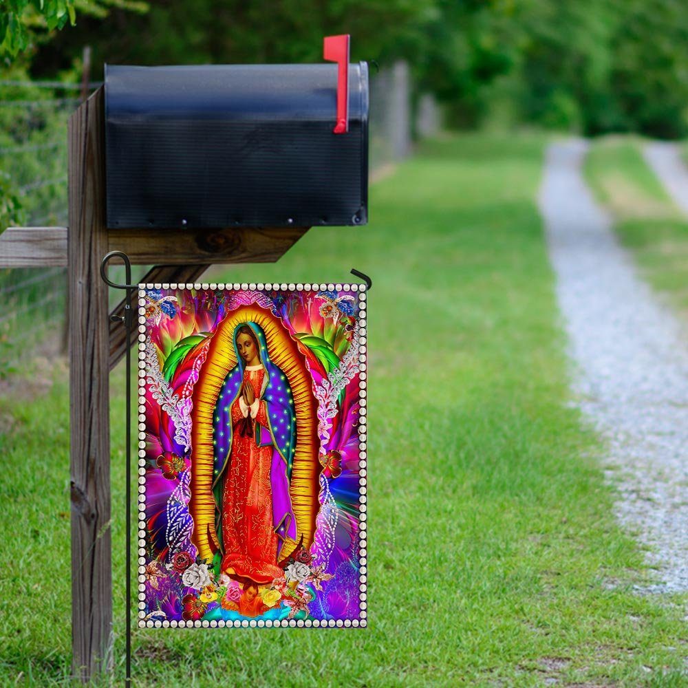 Our Lady Of Guadalupe Flag Our Lady Of Guadalupe Flag