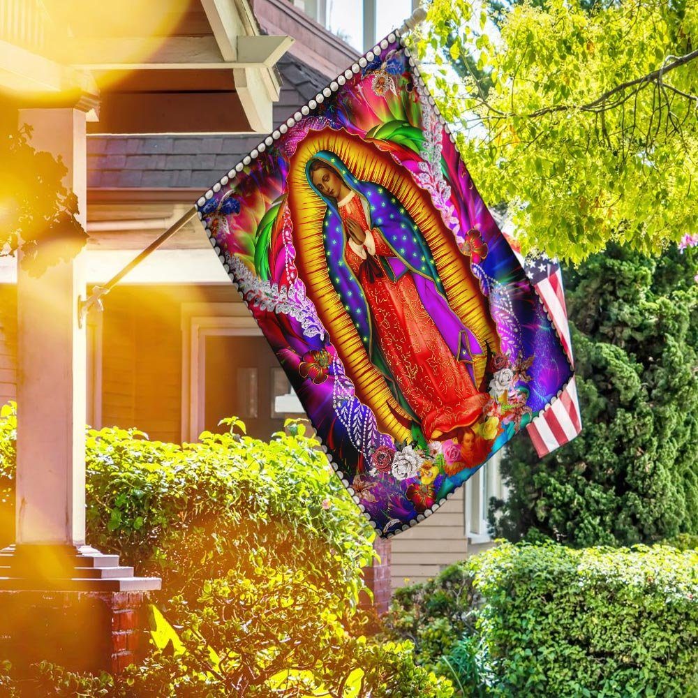 Our Lady Of Guadalupe Flag Our Lady Of Guadalupe Flag