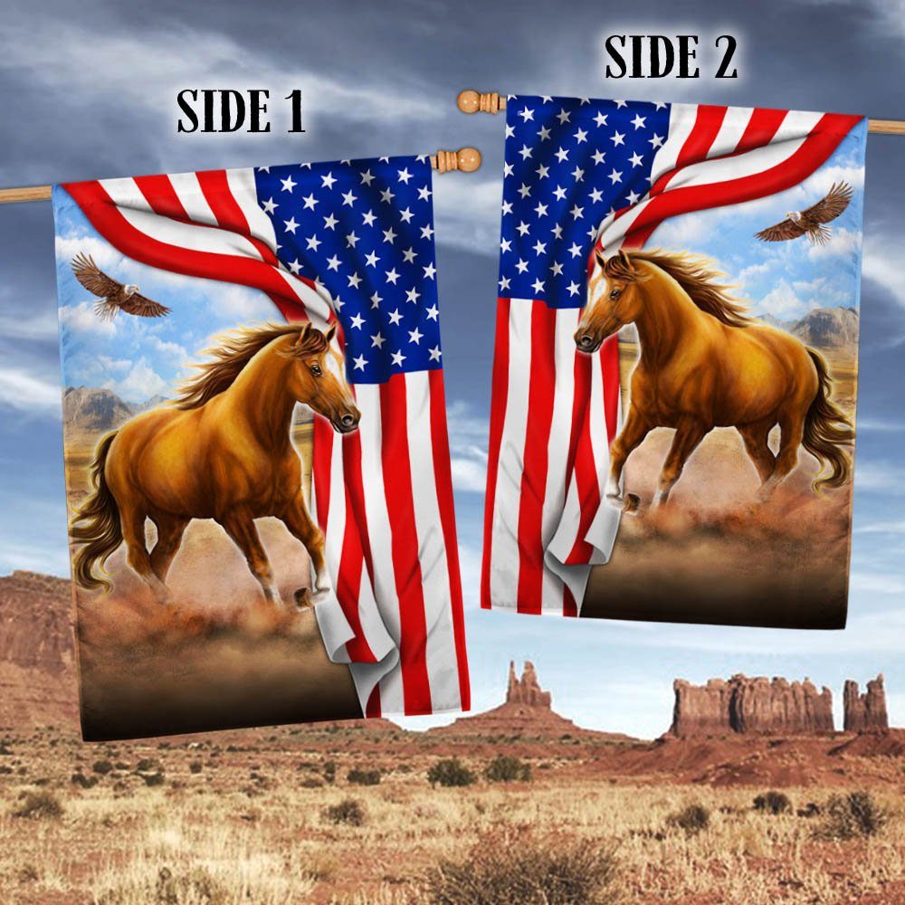 Patriot Horse American Flag MLN1127F
