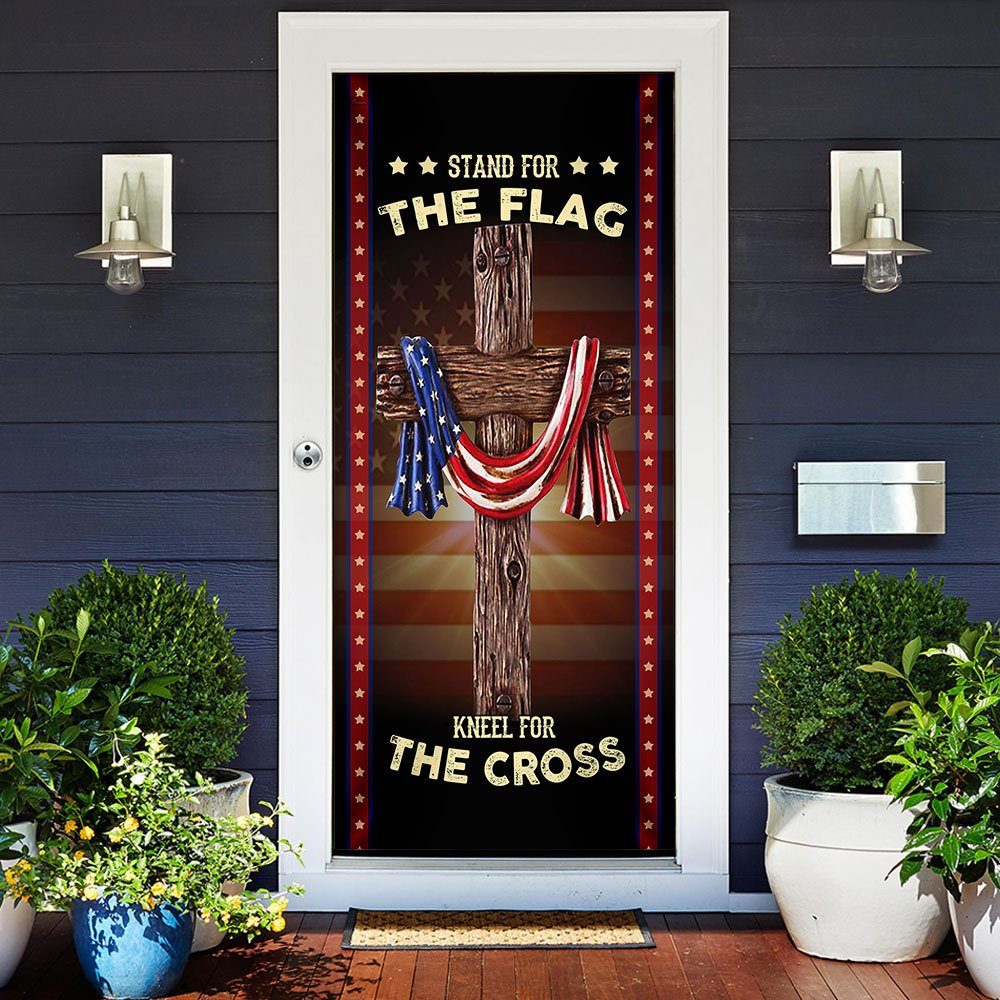 Patriotic Christian Door Cover