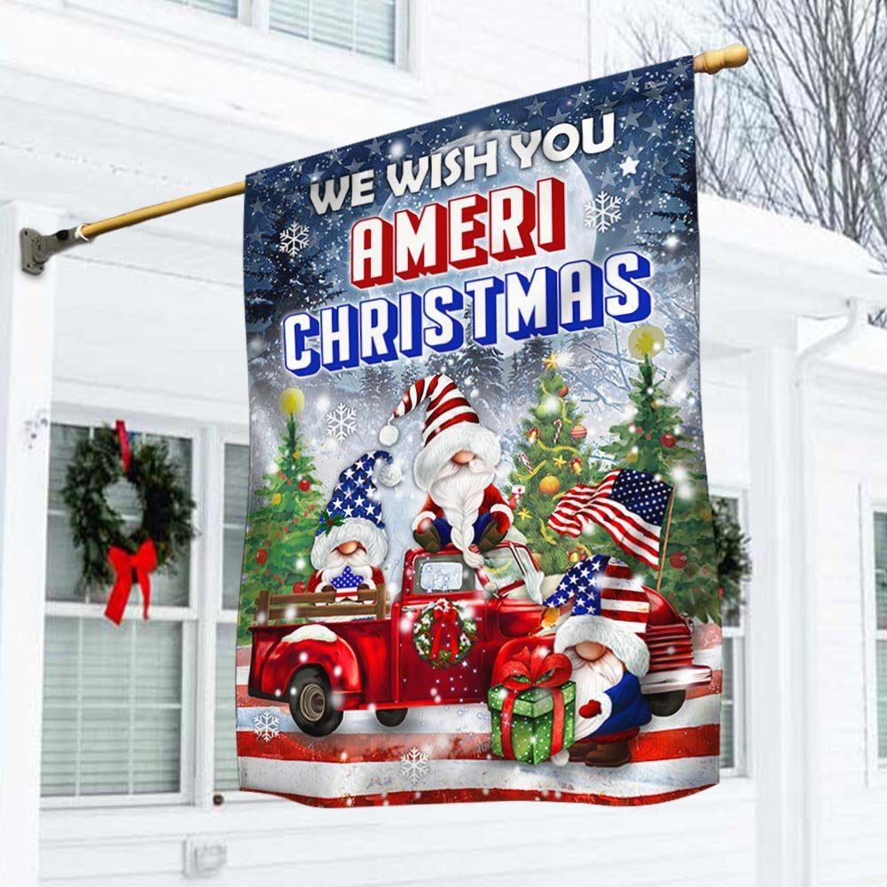Patriotic Gnomes Flag We Wish You Ameri Christmas DBD2989F