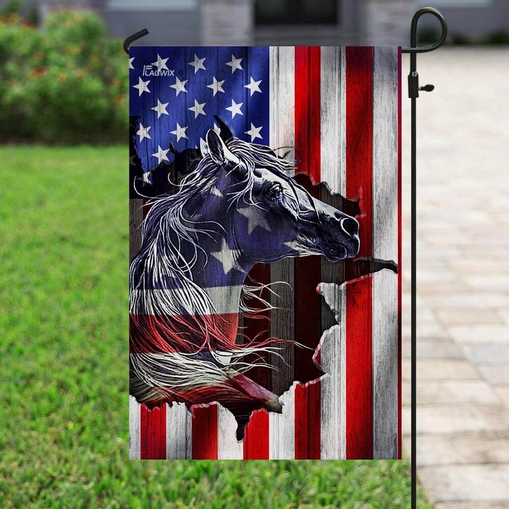 Patriotic Horse American Flag Patriotic Horse American Flag