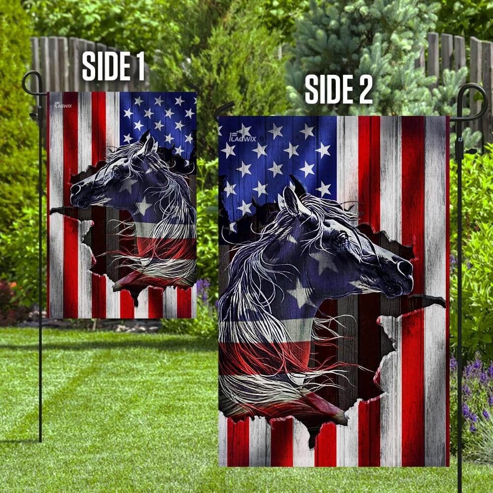 Patriotic Horse American Flag Patriotic Horse American Flag