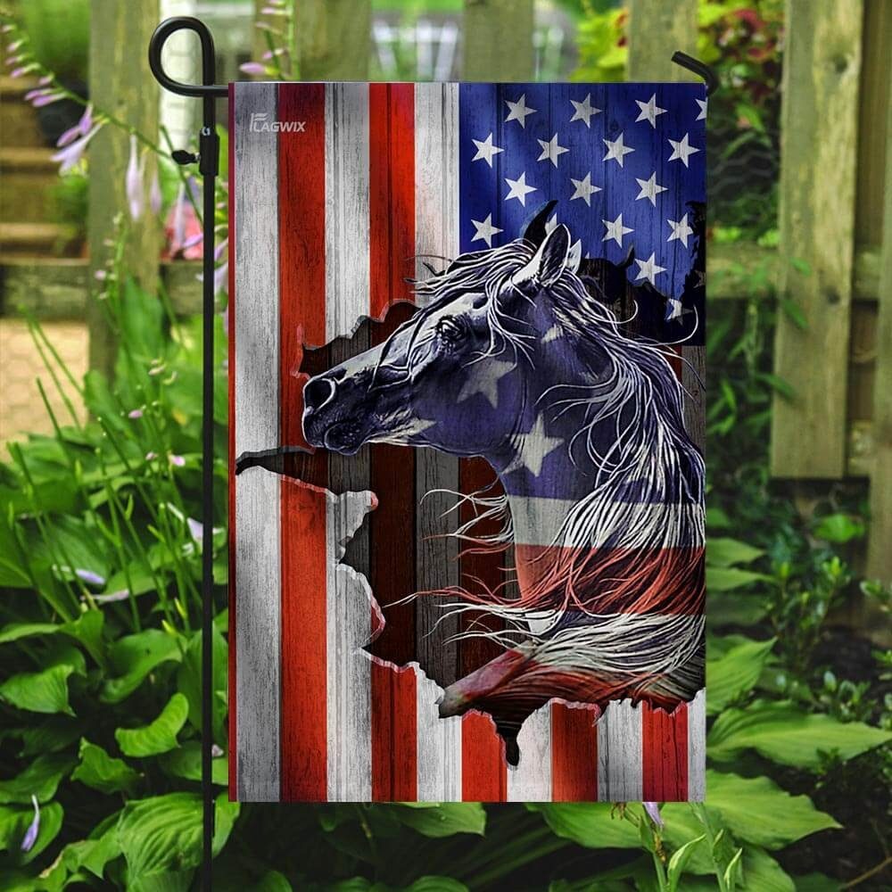 Patriotic Horse American Flag Patriotic Horse American Flag