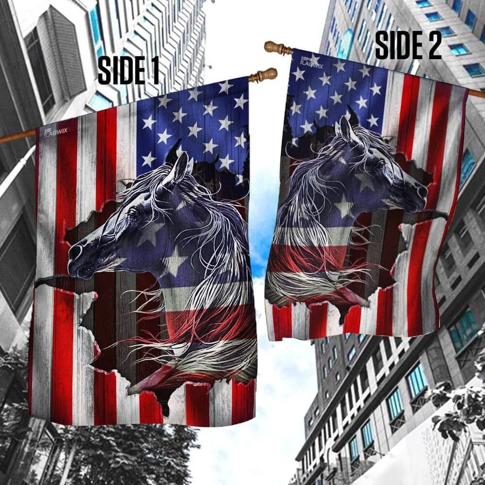 Patriotic Horse American Flag Patriotic Horse American Flag